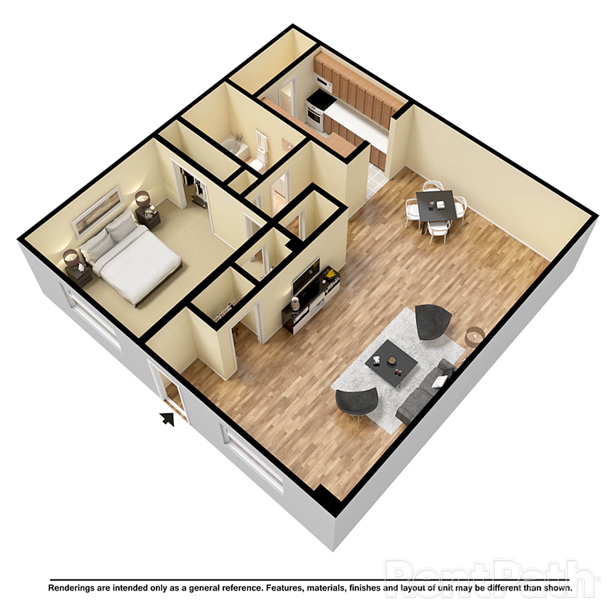 1 Bedroom 1 Bathroom Apartment 1 Bedroom 1 Bathroom Apartment